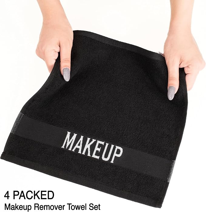 American Soft Linen 100% Cotton Luxury Turkish Towels, Makeup Remover Set | Soft Absorbent Quick Dry OEKO Tex Standard 100 Certificated Durable Machine Washable Breathable Premium Hotel Quality
