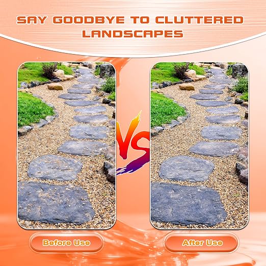 2 Gallon Rock Glue for Landscaping - Strong Mulch Glue, Quick Dry Pea Gravel Stone Glue, Permeable Pet-Safe, Ready to Spray Rock Adhesive for Garden, Pebbles, Walkway, Rubber Mulch with Blue Marks