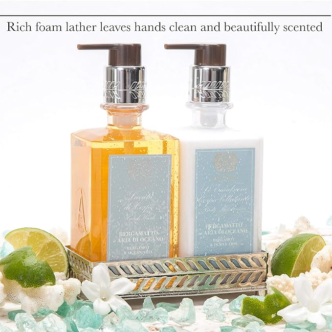 Antica Farmacista Hand & Body Wash - Luxury Nourishing & Hydrating Hand Cleansing Wash - Bath & Body Gift - Orange Blossom, Lilac & Jasmine, 10 fl oz