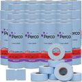 Perco 1 Line Blue Labels - 240,000 Blank Pricing Labels for Perco Lite, X, Plus and Pro 1 Line Price and Date Guns - 240 Rolls, Case of 30 Sleeves - Made in USA