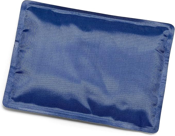 Fit&Fresh Cool Coolers Soft Ice for Lunch Bags,Flexible Stretch Nylon,Durable,Reusable Lunch Box Ice Packs,Soft_Ice,Reusable Freezer Packs,Lunch_Ice,Easy to Clean,Geo&Navy,2 Count (Pack of 8)