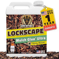 Lockscape Ultra Mulch Glue for Landscaping, 1 Gallon | Lasts Up to 2 Years, Non-Toxic, Ultra Concentrated Landscape Binder, For Pea Gravel, Pine Straw & More