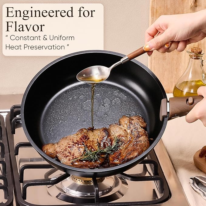 CAROTE 33pcs Pots and Pans Non Stick, Cookware Sets Detachable Handle, Induction Kitchen Pots and Pans,NonStick Cooking Set, Oven/Dishwasher/Fridge Safe, Space Saving, Mothers Day Gifts