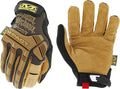 Mechanix Wear M-Pact Leather Gloves - Leather Impact-Resistant Work Gloves for Hand Support - Breathable Design - Shock Absorbing - Machine Washable - Brown/Black - X-Large