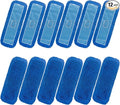 Matthew 36'' Microfiber Loop Dust Mop Washable Commercial&Residential Heavy Duty Mop Head Replacement Premium Absorbent Industrial Dust Mop Refill Pads for Hardwood, Office,Garage and Hotel -12Pack