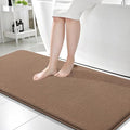 OLANLY Memory Foam Bathroom Runner Rugs 59x24, Absorbent Long Mat, Mocha | Soft Quick Dry Bath Mat Rugs, Non-Slip, Machine Washable Mat for Bathroom Floor, Tub and Shower, Home Decor Accessories
