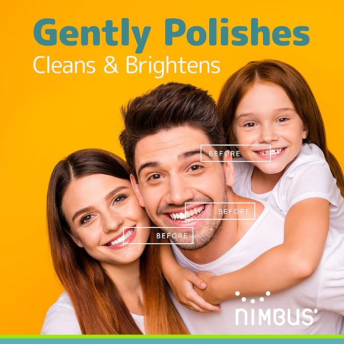 NIMBUS Extra Soft Toothbrushes (Compact Head), Periodontist Design Tapered Bristles for Sensitive Teeth and Receding Gums, Individually Wrapped Plaque Remover Travel Toothbrush (10 Pack, Colors Vary)