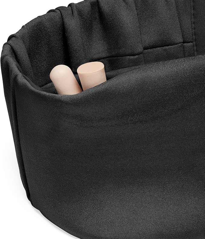 Away Sleep Mask - Premium Thermoregulating Eye Mask for Sleeping & Travel,100% Blackout, Soft, Contoured, Packable, Hidden Earplug Pocket, Jet Black