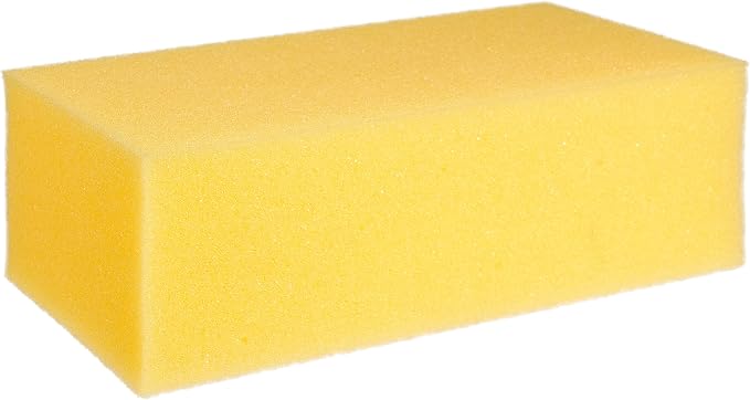 Carlisle FoodService Products 36550100 Commercial Cleaning/Washing Foam Sponge, 8.25", Yellow (Pack of 2)