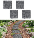 4 Pcs 11.8" Interlocking Stepping Stones Outdoor for Garden | Durable, Easy to Install, Heavy, Gentle on The Feet, Great Drainage, Decorate Garden, for Lawn, Pathway, Walkway