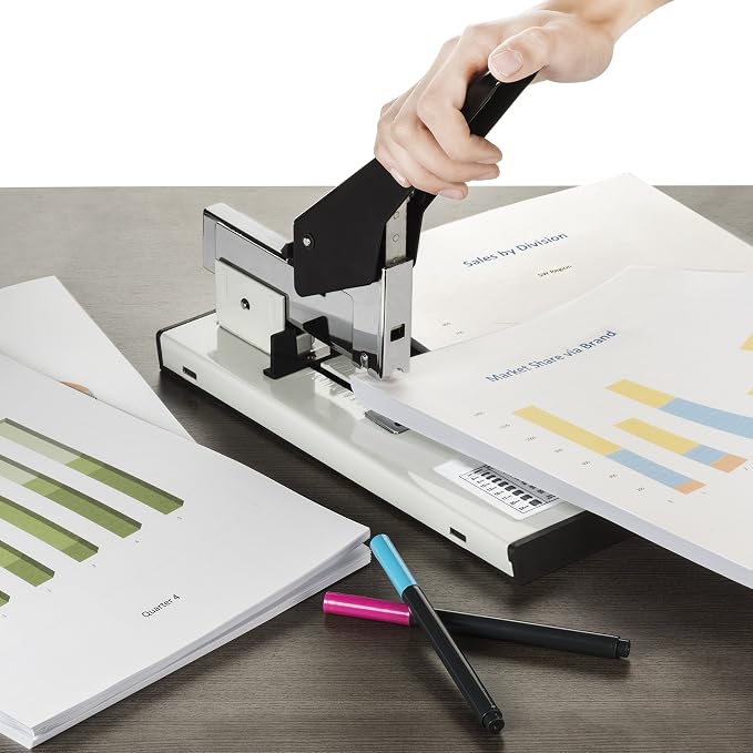 Blue Summit Supplies Heavy Duty Stapler, 200 Sheet Capacity, 2000 Staples
