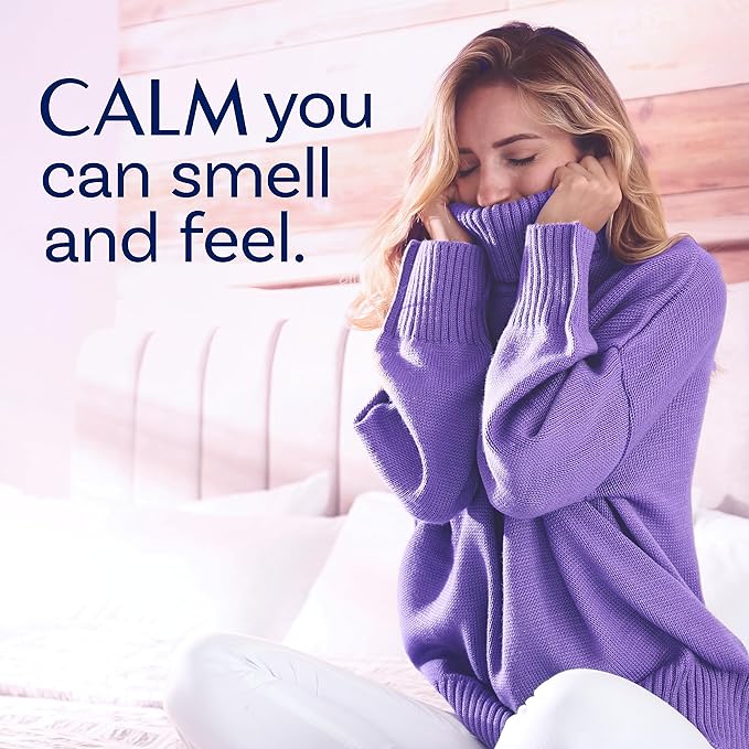 Downy Calm In Wash Laundry Scent Booster Beads, Soothing Lavender And Vanilla Bean Scent, 24.0 OZ, Laundry Scent Beads, Long Lasting Freshness (Pack of 4)