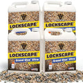 Lockscape Gravel Glue for Landscaping Ultra, 4 G - Wide Coverage & Pet Safe Mulch Glue for Rocks - Lockdown Gravel/Pebbles/Stones - Sticky Clear Gravel Binder & Decomposed Granite Stabilizer (1Gx4)