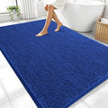 OLANLY Large Bathroom Rugs 70x46, Extra Soft Absorbent Chenille Bath Rugs, Rubber Backing Quick Dry, Machine Washable Bath Mats for Bathroom Floor, Tub and Shower, Home Decor Accessories, Royal Blue