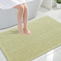 OLANLY Large Bathroom Rugs 47x32, Extra Soft Absorbent Chenille Bath Rugs, Rubber Backing Quick Dry, Machine Washable Bath Mats for Bathroom Floor, Tub and Shower, Home Decor Accessories, Vanilla