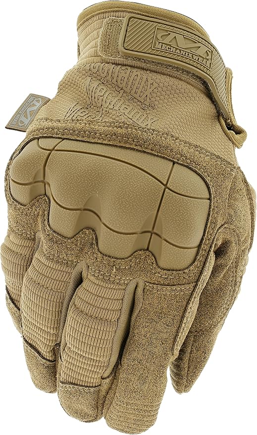 Mechanix Wear M-Pact 3 Tactical Impact Resistant Gloves - Heavy Duty Multi-Purpose Industrial Grip Gloves - TAA Compliant & Touchscreen Capable - Large - Coyote Tan