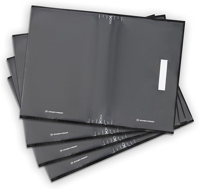 Vacuum Seal Bags 15" x 20" (50 Count) 5.5 Mil (Black & Clear) Precut BPA Free Heavy-Duty Commercial Grade Sealer Bags for Sous Vide, Meal Prep, Freezer Storage & Food Preservation