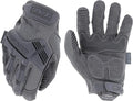 Mechanix Wear: M-Pact Tactical Gloves with Secure Fit, Touchscreen Capable Safety Gloves for Men, Work Gloves with Impact Protection and Vibration Absorption (Grey, Small)