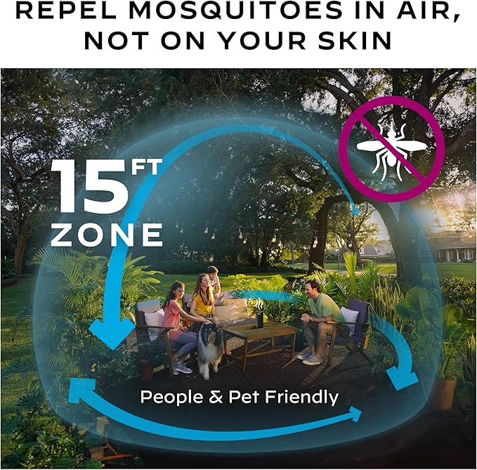 Thermacell Mosquito Repellent Refills, 60-Hour Pack; Contains 15 Repellent Mats, 5 Fuel Cartridges; Compatible with Any Fuel-Powered Thermacell Product; No Spray, Scent, Mess