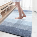 OLANLY Large Bathroom Rugs Mat 59x35, Extra Soft Absorbent Microfiber Bath Rugs, Rubber Backing, Quick Dry, Machine Washable Bath Mats for Bathroom Floor, Tub and Shower, Home Decor Accessories, Blue