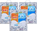 Superio Hot and Cold Insulated Bags for Food Delivery, Grocery Shopping Bags, Food Storage for Hot and Frozen Food for Travel, Disposable Cooler Bag, Reinforced Thermal Lunch Bag (3, 16"x5.5"x19")