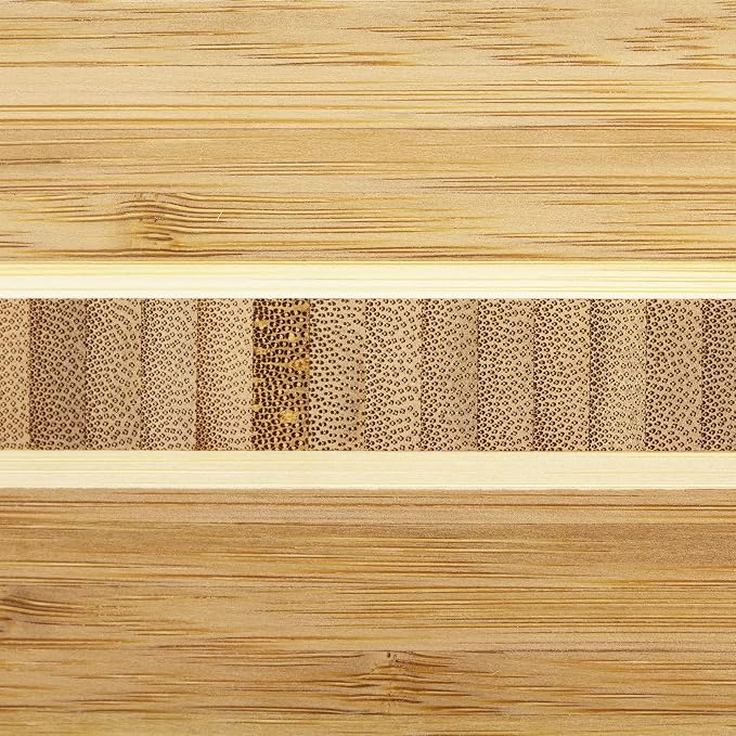 Totally Bamboo Aruba Bamboo Serving and Cutting Board, 12-1/2" x 8"