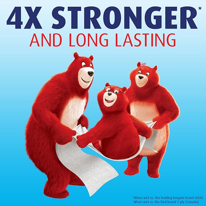 Charmin Ultra Strong Toilet Paper 6 Mega Rolls = 24 Regular Rolls
