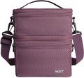PackIt Freezable Mod 3-In-1 Lunch Box 4.5L Capacity, Plum | Built-in ice packs, EcoFreeze+ Technology, 3-in-1 use, Two compartments: freezable & insulated, Men and Women, Fresh lunches