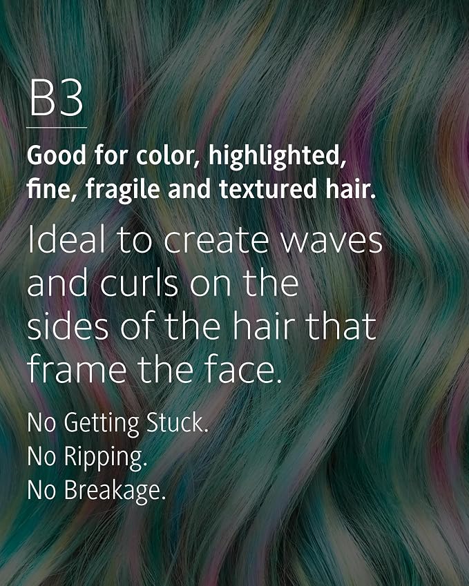 Ibiza Hair Boar Bristle Round Brush (B3-55mm) | Blonde Bristles & Cork Handle | Ideal for Color Treated Tresses | Beachy Waves & Volume | Adds Shine & Texture for Medium to Long Styles