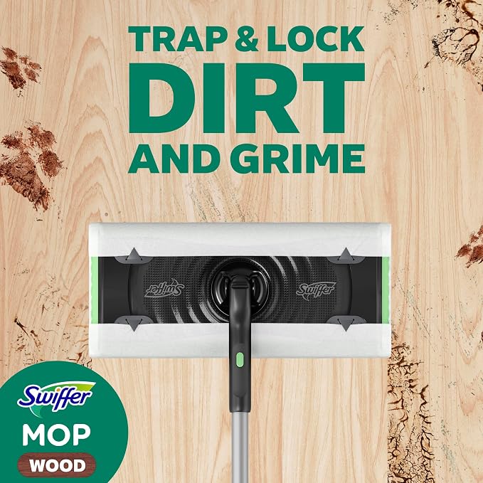 Swiffer Heavy Duty Mop Wet Multi-Surface Cloth Refills for Floor Mopping and Cleaning, Hardwood Floor Cleaner, 20 Count (Pack of 6)