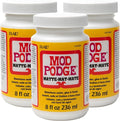 Mod Podge Waterbase Sealer, 8 oz (Pack of 3) Matte Finish, WMCS11301CAA