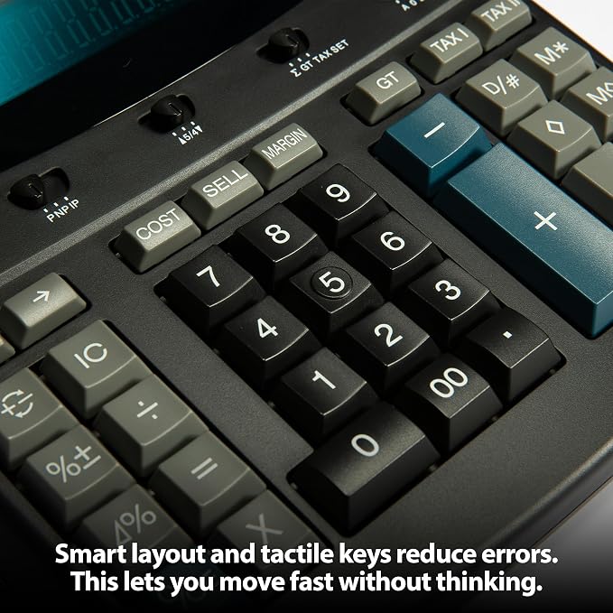 Victor 1460-4 12 Digit Extra Heavy Duty Commercial Printing Calculator
