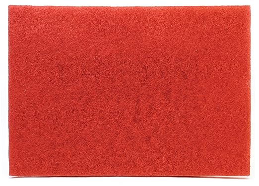 3M Red Buffer Pad 5100, 12 in x 18 in, 20/Case