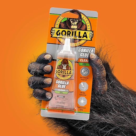 Gorilla Glue Clear Gel, 1.75fl.oz. Tube, (Pack of 6)