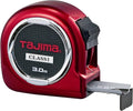 Tajima H1630MW Class 1"Hi Lock Measuring Tape, Red, 3 m x 16 mm