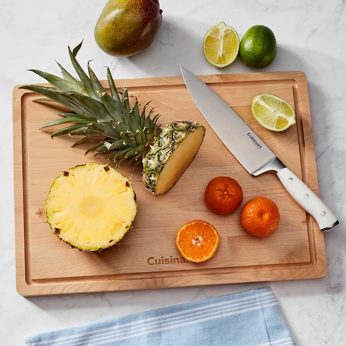 Cuisinart, 17” Maple Wood Cutting Board, CWB-17M
