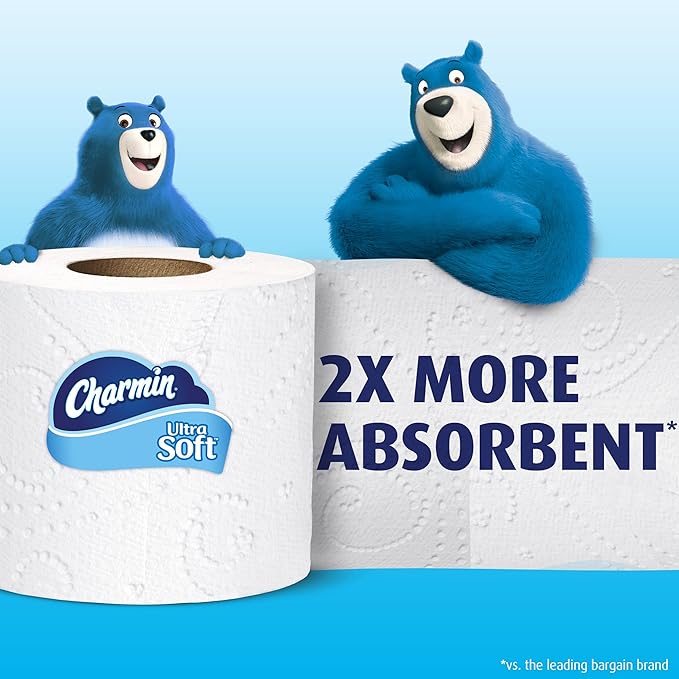 Charmin Ultra Soft Wide Bathroom Tissue - 6 Jumbo Rolls 221 Sheets