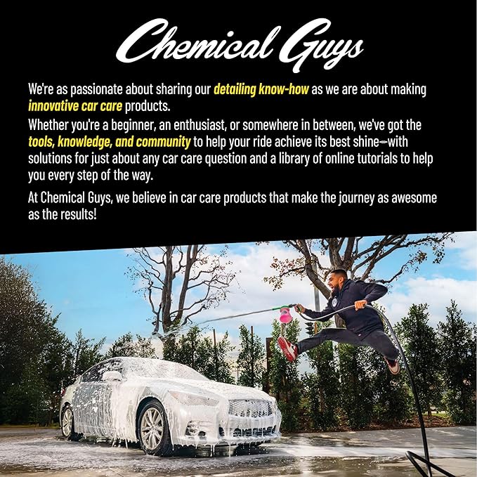 Chemical Guys Ball Buster Wheel and Rim Speed Polisher - Wheel Cleaner Drill Attachment for Safe & Easy Cleaning Hard-to-Reach Areas on Cars, Trucks, SUVs, RVs, and Motorcycles