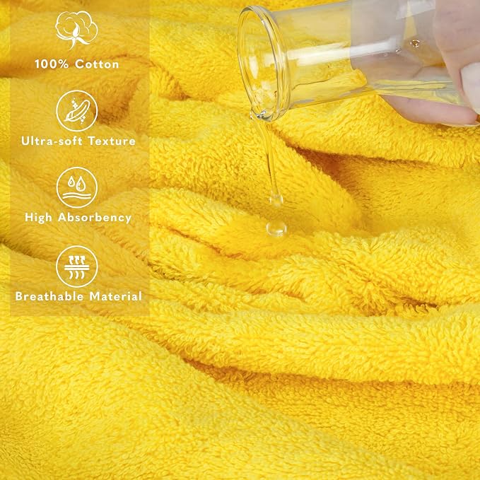 American Soft Linen 100% Cotton Luxury Turkish Towels, 40x80 XL Bath Sheet | Soft Absorbent Quick Dry OEKO Tex Standard 100 Certificated Durable Machine Washable Breathable Premium Hotel Quality