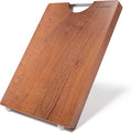 Brosisincorp Sapele Wood Cutting Board One Piece No Glue 15.74"L*11.81"W | Real Solid Whole Single Hardwood, Pre-Oiled Non Toxic No Joint, Reversible Heavy Duty Thick, Edge Grain Without Juice Grooves