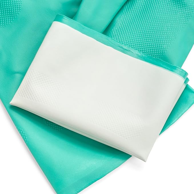 Tusko Products Best Nitrile Rubber Cleaning, Household, Dishwashing Gloves, Latex Free, Vinyl Free, Reusable not Disposable, Extra Extra Large XXL (1 Pair)