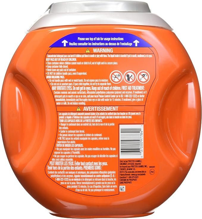 Tide Pods Plus Downy He Turbo Laundry Detergent Pacs, April Fresh, 54 Count