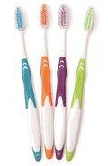 FRESHMINT Individually Wrapped Bulk Premium Toothbrushes (144 Pack), Oversized Easy Grip Handle, Soft Multi Color Nylon Bristles, Perfect for Travel, Hotel, Donation. Toothpaste Sold Separately.