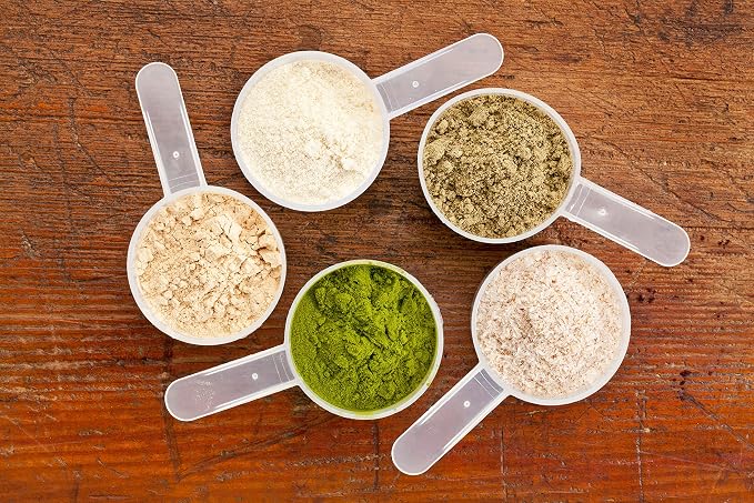 53 mL Plastic Measuring Packaging Scoop (= 53 cc/ = 3.58 Tablespoon/ = 1.8 fl oz/= 0.224 Cup) Short Handle - to Measure and Dispense Spices, Granules, Powders, for Seeds Packing (2)