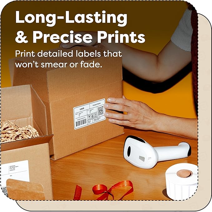 Aegis Adhesives - 1.25" X 1" Direct Thermal Printer Labels (15600 Count, 12 Rolls) - Barcode Stickers, SKU Labels, Product Identification - Compatible With Zebra Desktop Printers, NOT Rollo Compatible