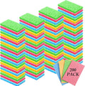 Zhengmy 200 Pieces Sponges Bulk Sponges Kitchen Compressed Sponge Natural Dish Sponge Compressed Wood Pulp Cleaning Without Scratching for Kitchen Bathroom, 3.9 x 2.4 x 0.12 Inch (Multicolor)