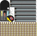Jutom 312 Pcs Mini Tape Measure Keychain Bulk Mini Screwdriver Keychain Set Adult Tool Party Prize for Father's Men Gifts