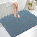 OLANLY Large Bathroom Rugs 40x32, Extra Soft Absorbent Chenille Bath Rugs, Rubber Backing Quick Dry, Machine Washable Bath Mats for Bathroom Floor, Tub and Shower, Home Decor Accessories, Airy Blue