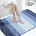 OLANLY Large Bathroom Rugs Mat 44x32, Extra Soft Absorbent Microfiber Bath Rugs, Rubber Backing, Quick Dry, Machine Washable Bath Mats for Bathroom Floor, Tub and Shower, Home Decor Accessories, Navy