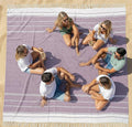 LANE LINEN Beach Blanket Sand Free, Soft & Large Beach Towel - Regal Orchid